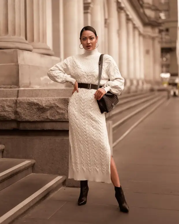 Модные трикотажные платья 2022: модели, которые подчеркнут все достоинства фигуры