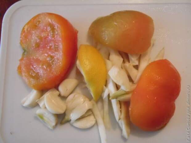 Курица с бобами