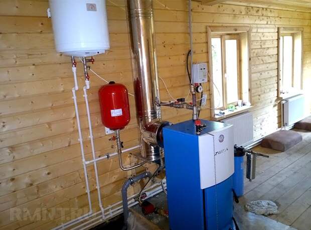 Особенности установки твердотопливного котла