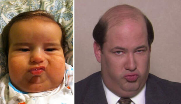 Baby Looks Like Kevin From The Office