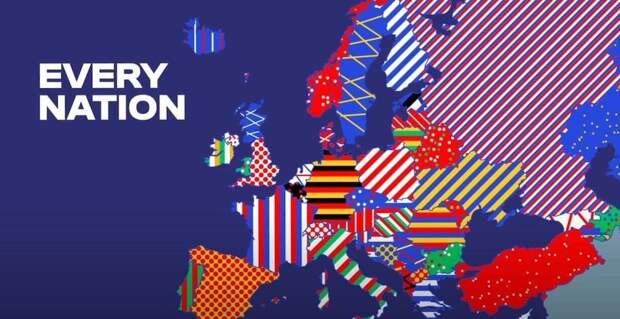 На логотипе Евро-2024 Крым представили как территорию Украины На логотипе Евро-2024 Крым представили как территорию Украины
