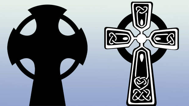 Слева - новгородский крест, справа - кельтский крест. V4711(CC BY-SA 3.0); Legion Media