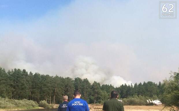 Группировку по тушению лесных пожаров в Рязанской области сократят