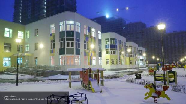 Новый детский сад на 300 мест откроют в Московском районе Петербурга в марте 2019 года