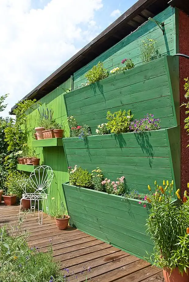 vertical garden. 