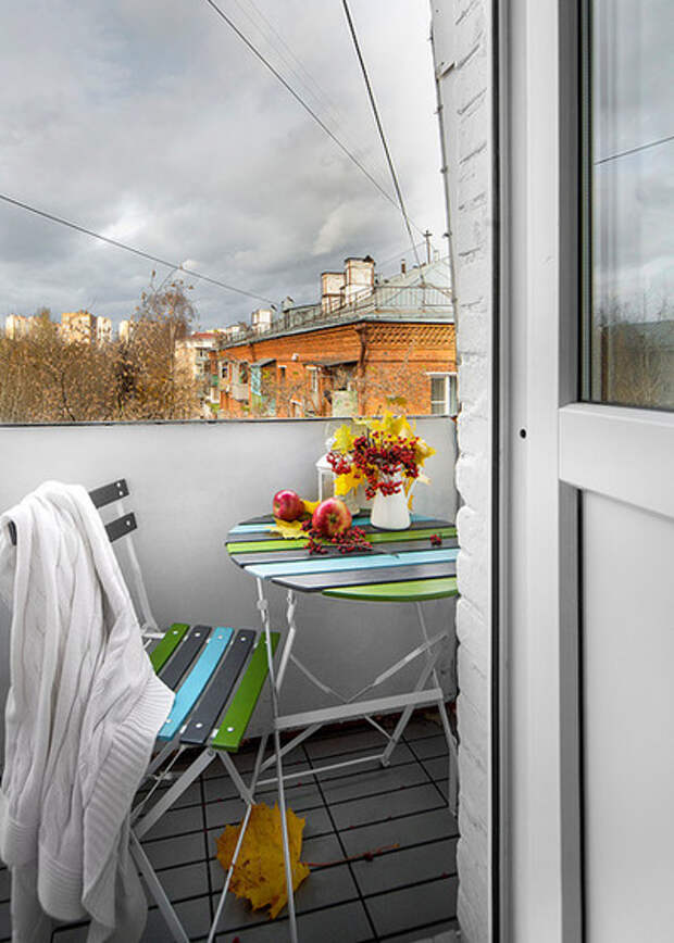 Современный Балкон и терраса by m2project
