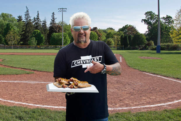 apple pie hot dog Guy Fieri