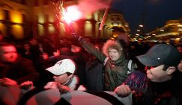 Массовая акция протеста "Марш рассерженных белорусов" против декрета о тунеядстве в Минске