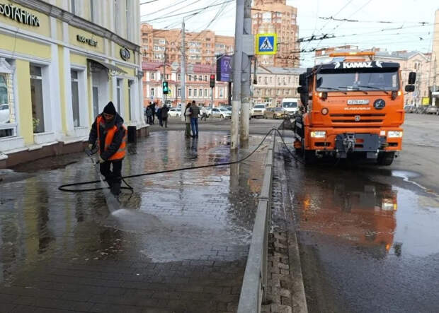 В Туле коммунальные службы приступили к весенне-летним работам