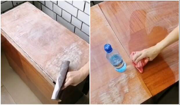 Лакокрасочное покрытие нужно снять или зашкурить. Лакокрасочное покрытие нужно снять или зашкурить.