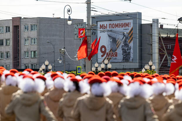 В Калининграде прошел военный парад, посвященный 79-ой годовщине Победы в Великой Отечественной войне