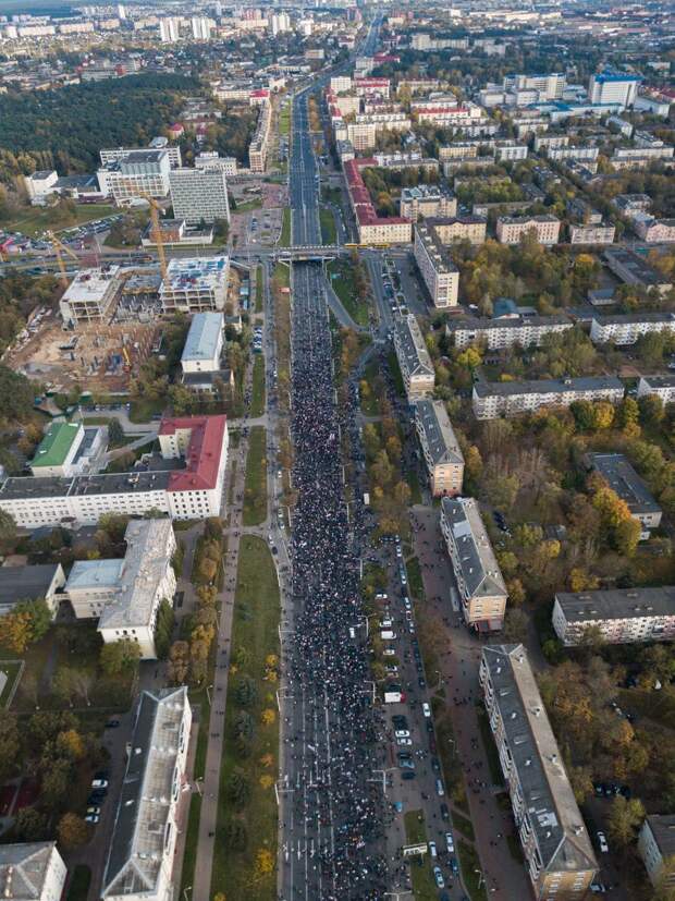 Протесты в Минске. 18.10.2020