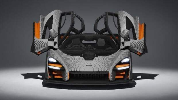 Полноразмерный гиперкар McLaren Senna, созданный из Lego