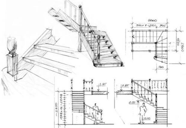 Проектирование лестницы
