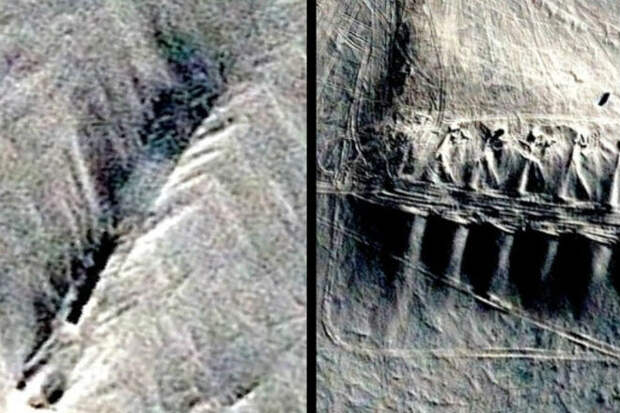 Ученые обнаружили заброшенную базу и странные следы в Антарктиде (3 фото + видео)