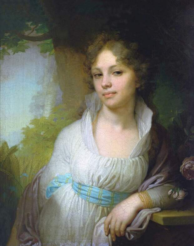 В. Боровиковский. Портрет М. И. Лопухиной, 1797 г.
