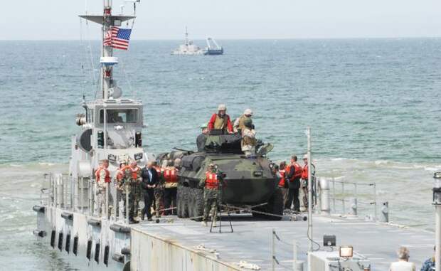 Международные учения морских сил проходят в Латвии
