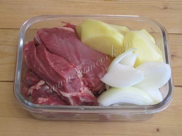 Ингредиенты начинки для эчпочмака