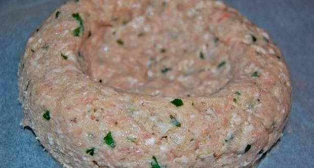 корзинка из фарша