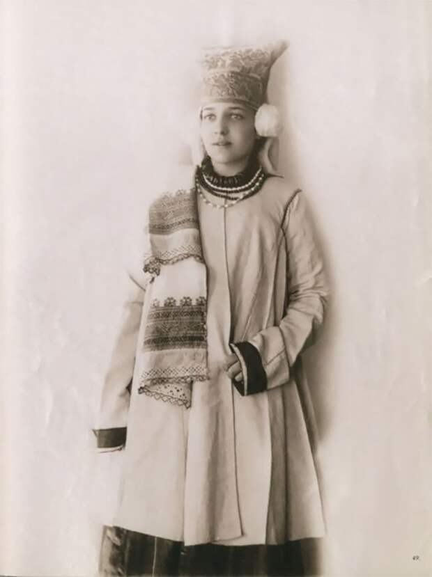 Славянская красота: старинные фотографии русских женщин в традиционных нарядах история, костюм, красота, наряд, платье, прошлое, россия, традиция