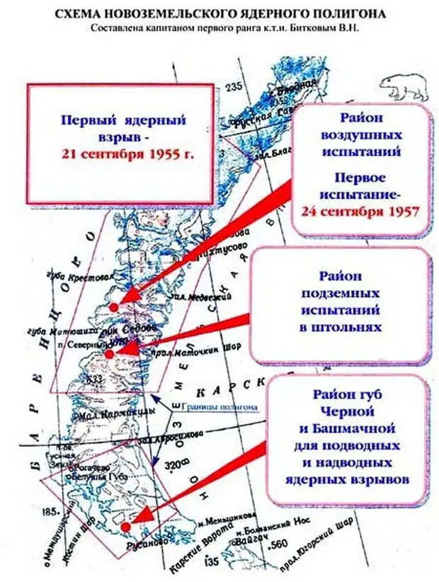 Ядерный полигон новая земля. 1954 — На новой земле создан Советский ядерный полигон.. Новая земля полигон ядерных испытаний. Ядерный полигон на новой земле на карте. Северный испытательный полигон новая земля.