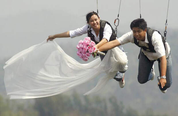 Свадьба в воздухе