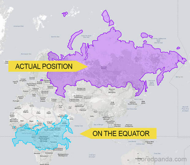 Russia On The Equator Is Not A Giant Bear Anymore