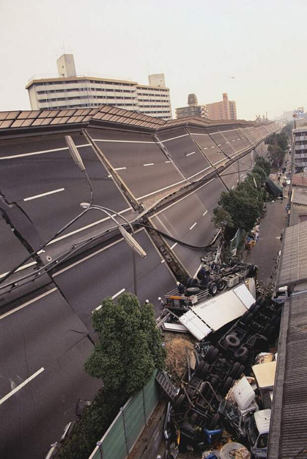 11. Великое землетрясение Хансин, 1995 природа, стихийные бедствия, факты, фотография