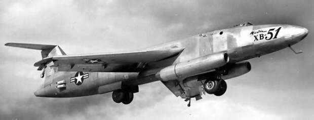 Американский опытный бомбардировщик Martin XB-51