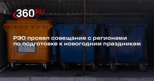 РЭО провел совещание с регионами по подготовке к новогодним праздникам