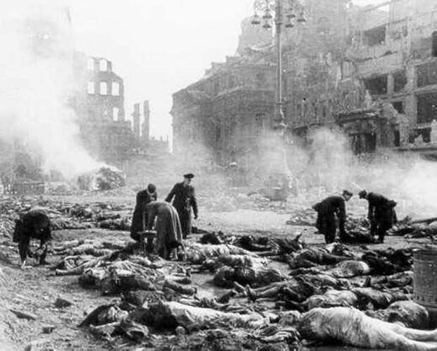 Выжженный Дрезден -1945