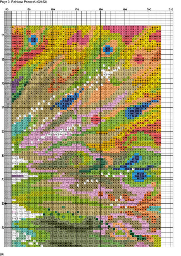 Rainbow Peacock-003 (494x700, 592Kb)