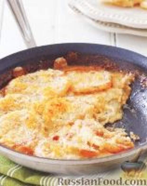 Фото к рецепту: Картофель, запеченный с сыром