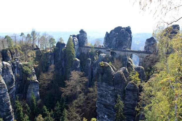 Бастай каменный бастион Саксонии Bastei23 Бастай каменный бастион Саксонии