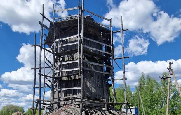 Деревянную мельницу XIX века отреставрируют в селе Малое Болдино