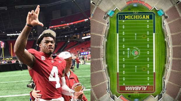 Jalen Milroe Michigan Rose Bowl