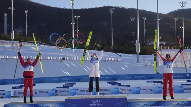 Губерниев эмоционально отреагировал на серебро Непряевой в скиатлоне на ОИ