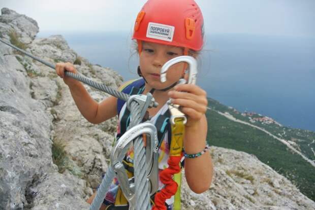 DSC_0939 Виа Феррата в Крыму. Гора Ильяс кая (Альпинизм, via ferrata, ferrata, деликли, гид, проводник)