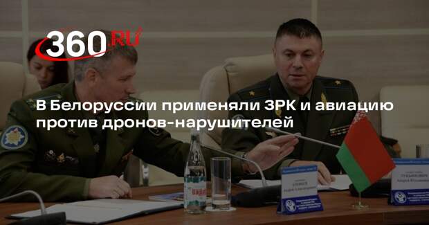 Лукьянович: ВС Белоруссии применяли авиацию и ЗРК против дронов-нарушителей