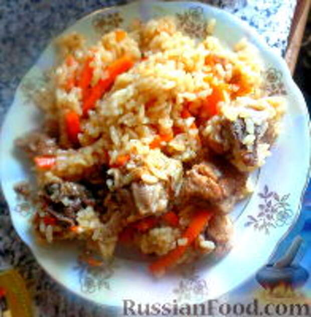 Фото к рецепту: Плов с курицей