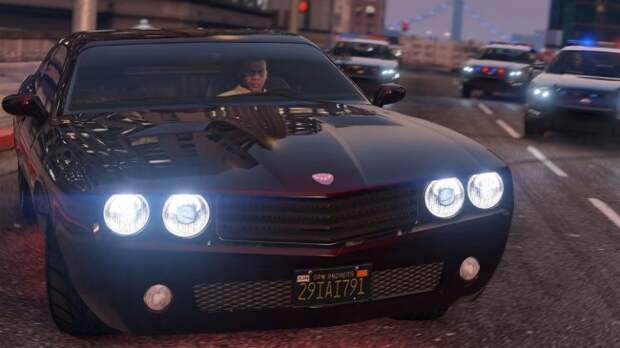 GTA 5 car chase