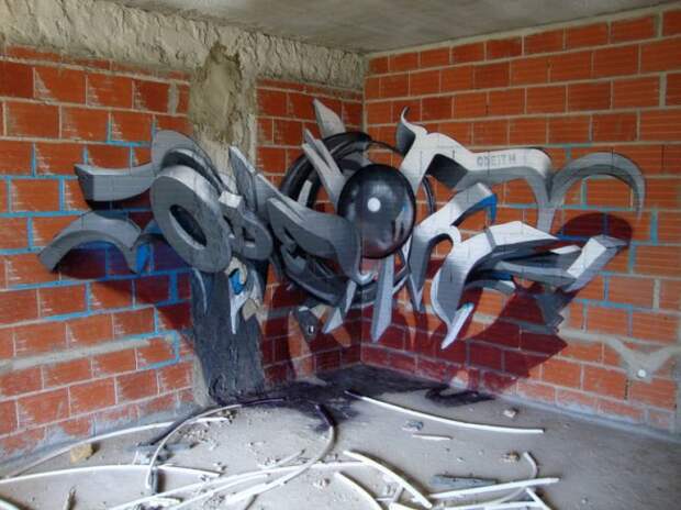 Анаморфотное искусство от Odeith (15 фото)