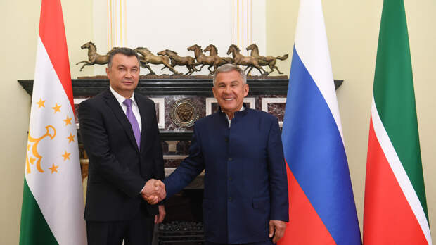 Рустам Минниханов на встрече с Премьер-министром Таджикистана Кохиром Расулзода: Мы заинтересованы в том, чтобы наши компании расширили присутствие на рынке Таджикистана