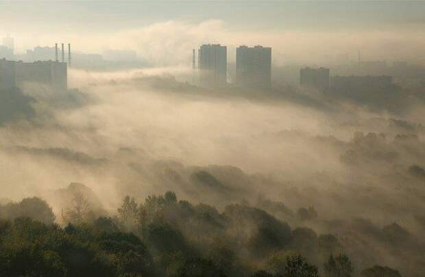 Туман-туманище: города планеты, утопающие в молочной дымке