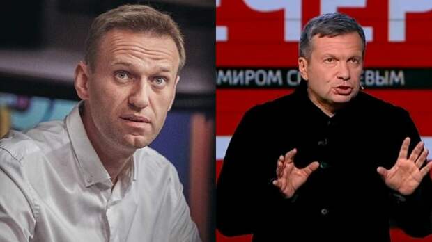 Фото открытых источников.     Навальный Алексей,      Соловьев Владимир