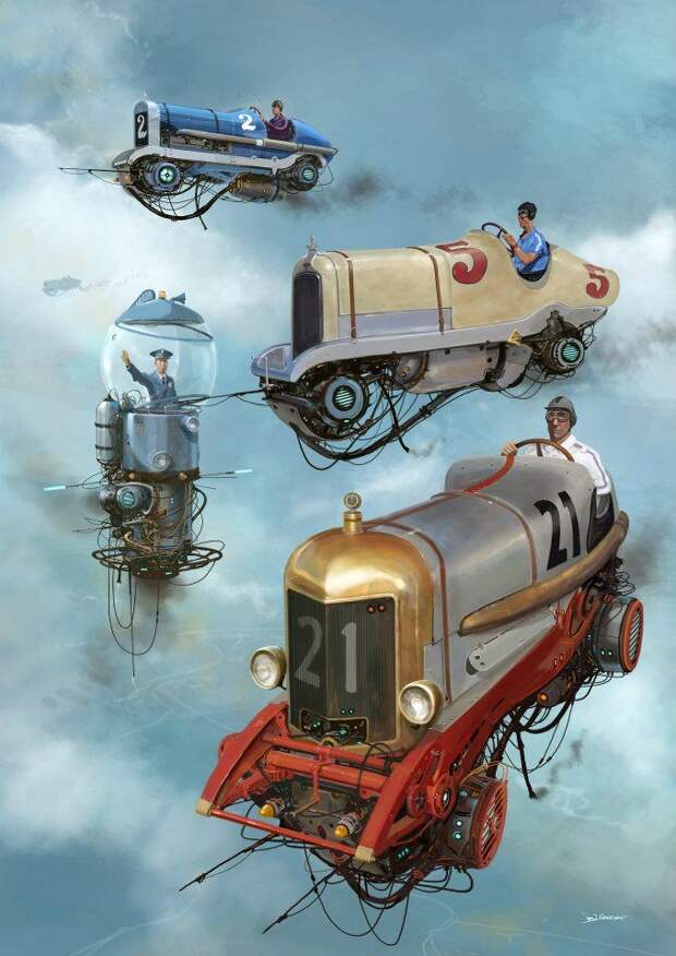 авто, художник, Alejandro Burdisio