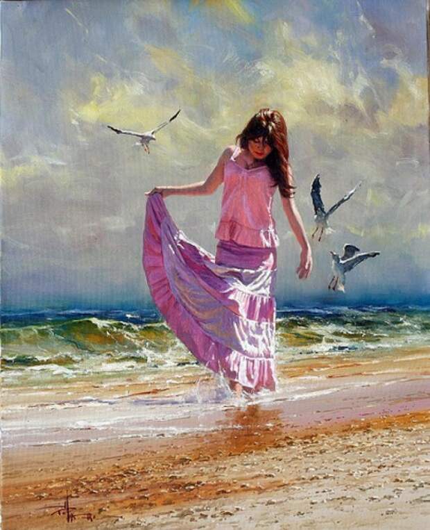 женщина и море Robert Hagan - 11