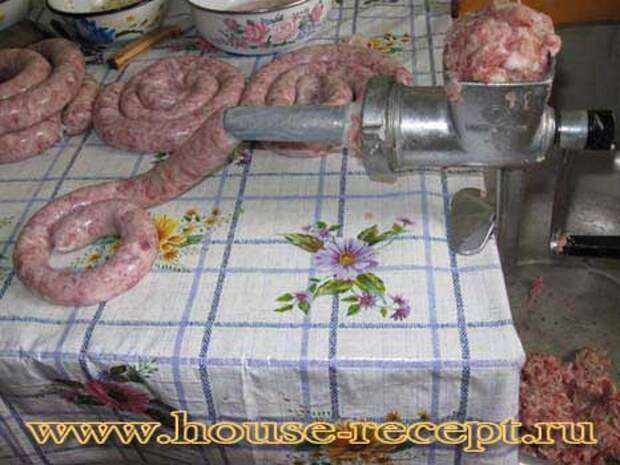 Приготовление колбас