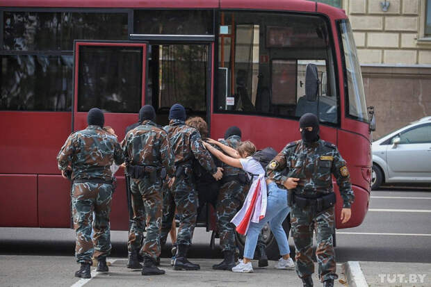 Протесты студентов в Минске 01.09.2020