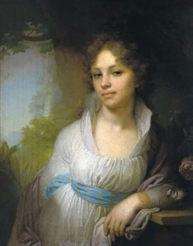 В. Боровиковский. Портрет М. И. Лопухиной, 1797 г.